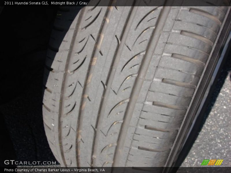 Midnight Black / Gray 2011 Hyundai Sonata GLS