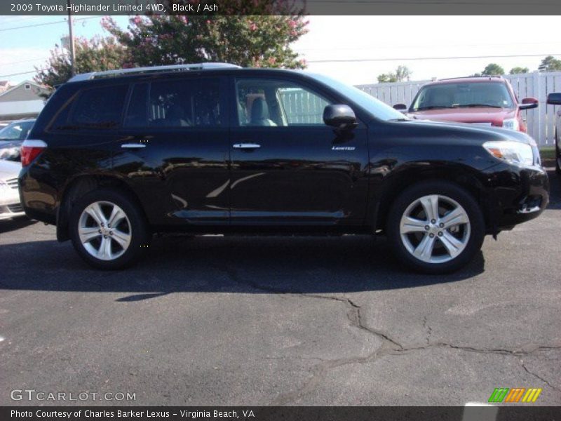 Black / Ash 2009 Toyota Highlander Limited 4WD