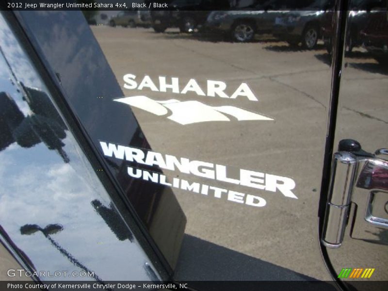 Black / Black 2012 Jeep Wrangler Unlimited Sahara 4x4