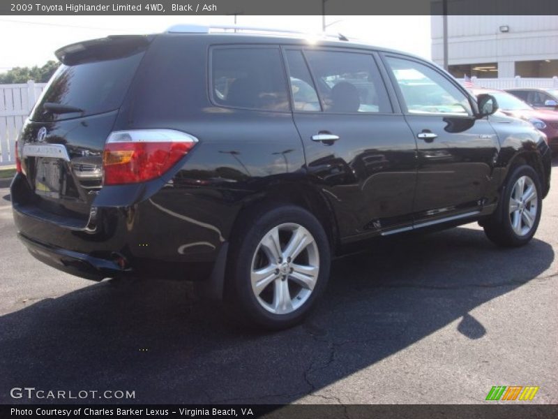 Black / Ash 2009 Toyota Highlander Limited 4WD