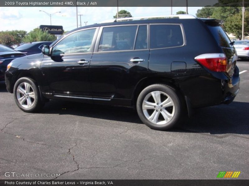 Black / Ash 2009 Toyota Highlander Limited 4WD
