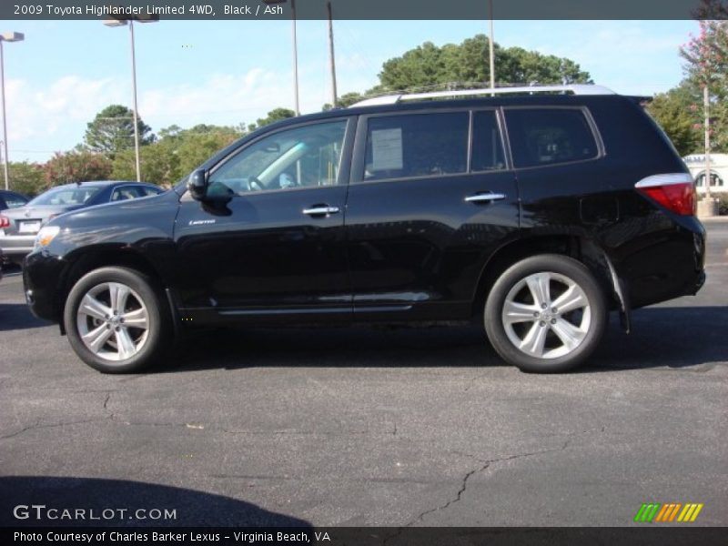 Black / Ash 2009 Toyota Highlander Limited 4WD