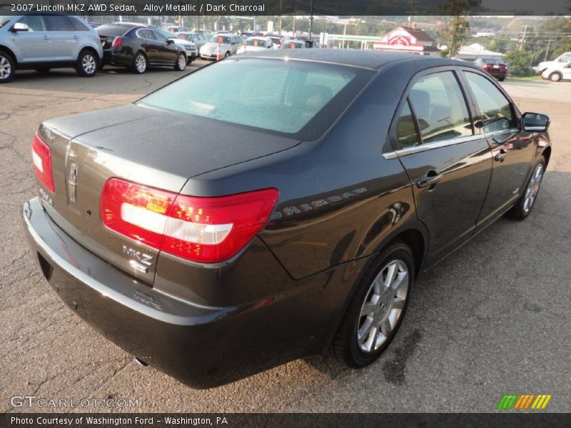 Alloy Metallic / Dark Charcoal 2007 Lincoln MKZ AWD Sedan