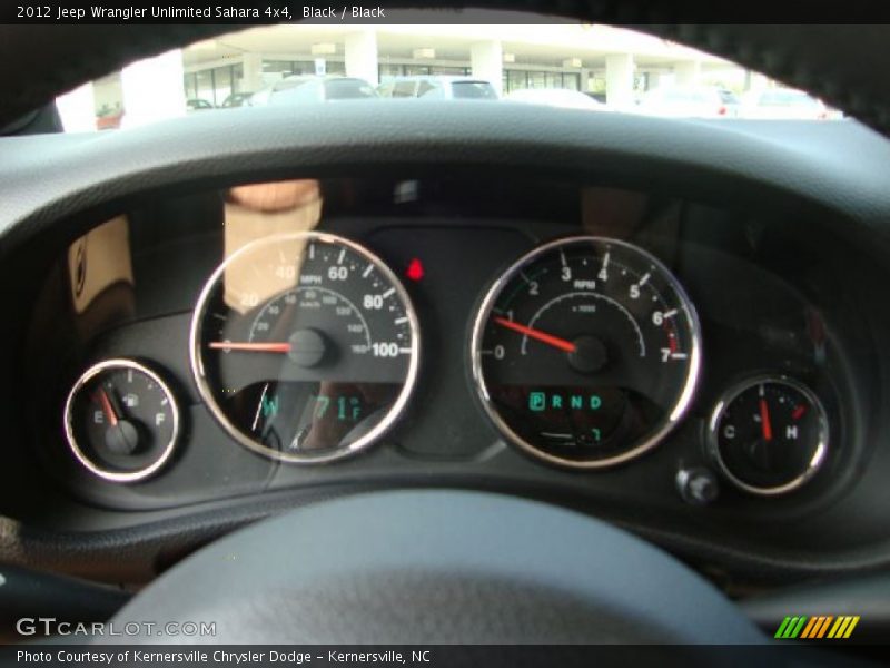 Black / Black 2012 Jeep Wrangler Unlimited Sahara 4x4