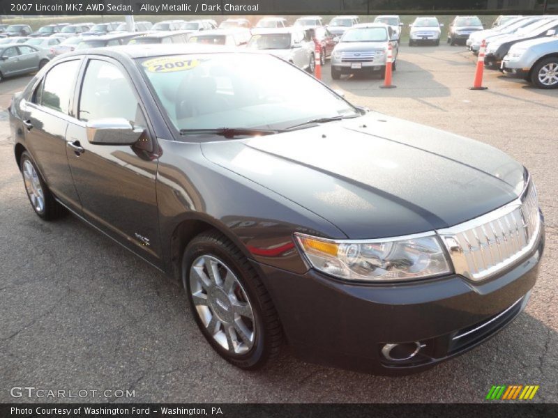 Alloy Metallic / Dark Charcoal 2007 Lincoln MKZ AWD Sedan