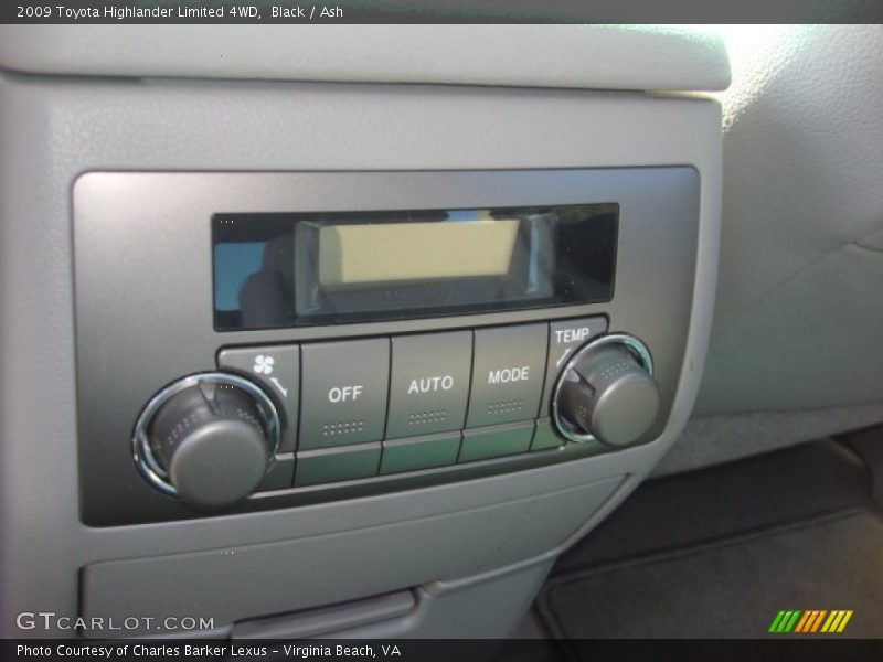 Black / Ash 2009 Toyota Highlander Limited 4WD