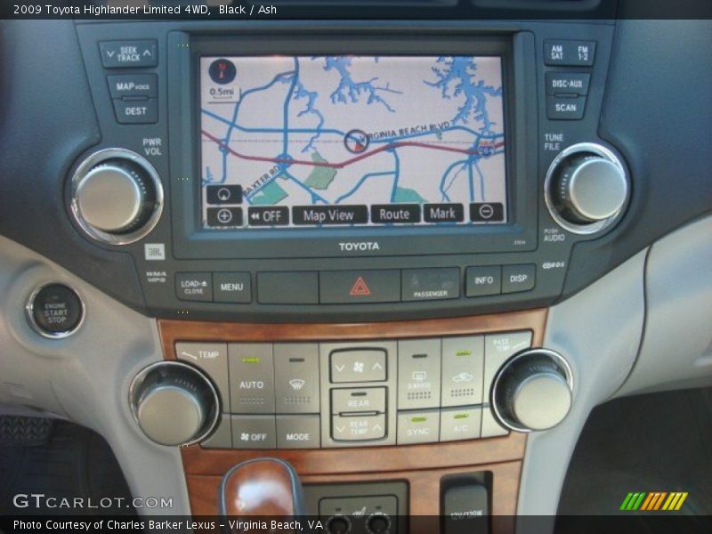 Black / Ash 2009 Toyota Highlander Limited 4WD