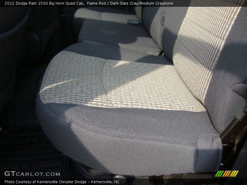 Flame Red / Dark Slate Gray/Medium Graystone 2012 Dodge Ram 1500 Big Horn Quad Cab