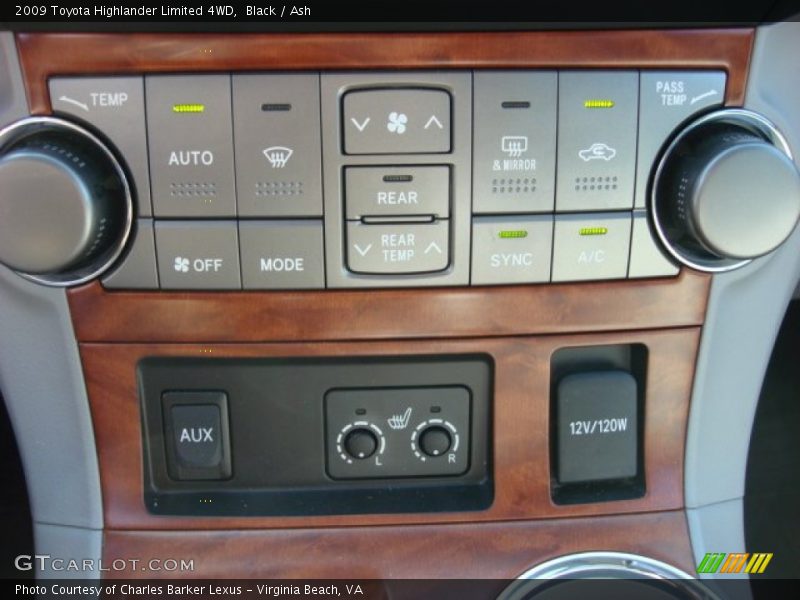 Black / Ash 2009 Toyota Highlander Limited 4WD