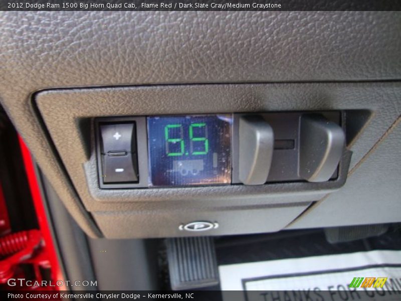 Flame Red / Dark Slate Gray/Medium Graystone 2012 Dodge Ram 1500 Big Horn Quad Cab