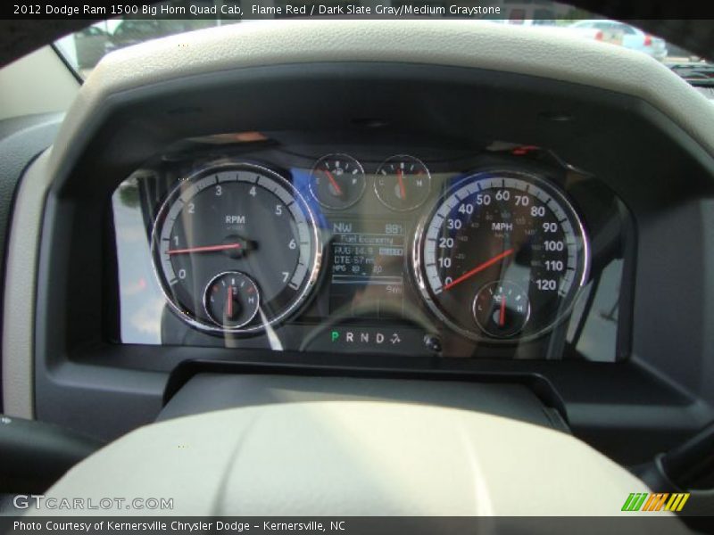  2012 Ram 1500 Big Horn Quad Cab Big Horn Quad Cab Gauges