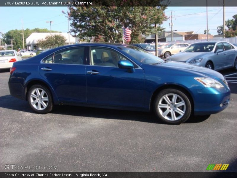 Aquamarine Blue / Cashmere 2007 Lexus ES 350