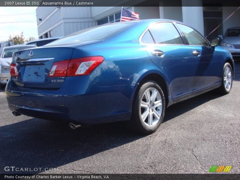 Aquamarine Blue / Cashmere 2007 Lexus ES 350