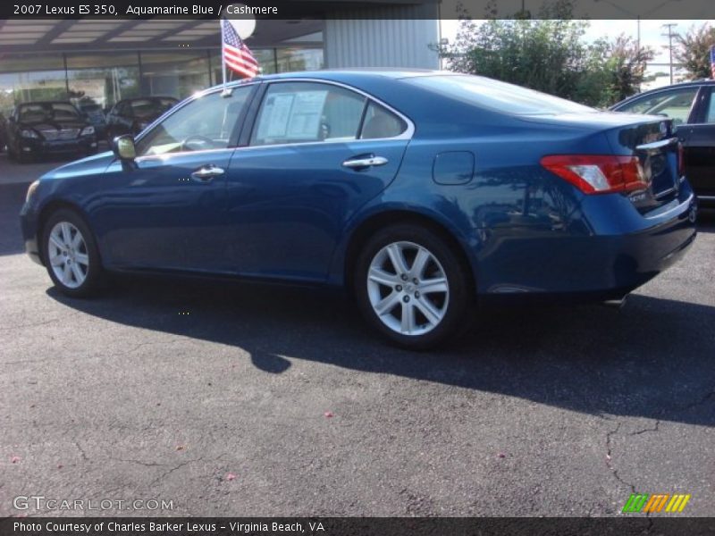 Aquamarine Blue / Cashmere 2007 Lexus ES 350
