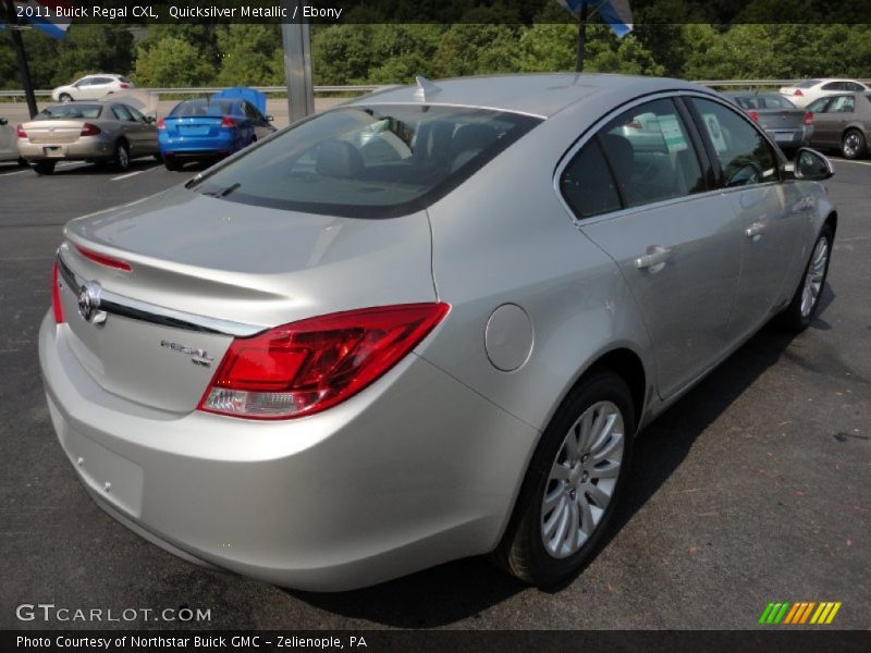 Quicksilver Metallic / Ebony 2011 Buick Regal CXL