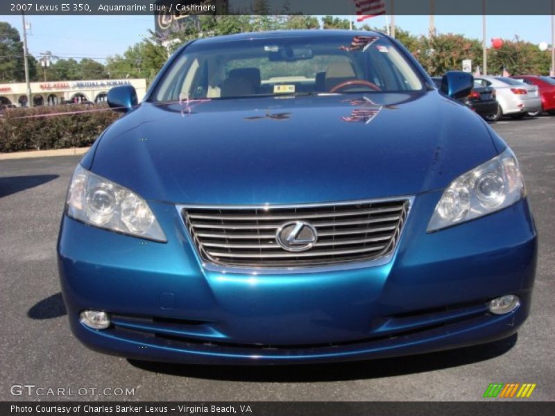 Aquamarine Blue / Cashmere 2007 Lexus ES 350