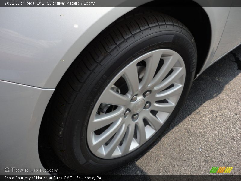 Quicksilver Metallic / Ebony 2011 Buick Regal CXL