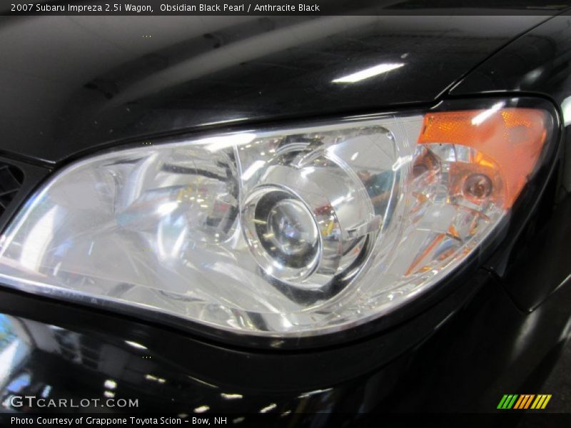 Obsidian Black Pearl / Anthracite Black 2007 Subaru Impreza 2.5i Wagon