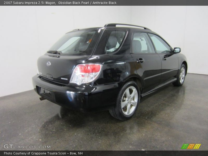 Obsidian Black Pearl / Anthracite Black 2007 Subaru Impreza 2.5i Wagon