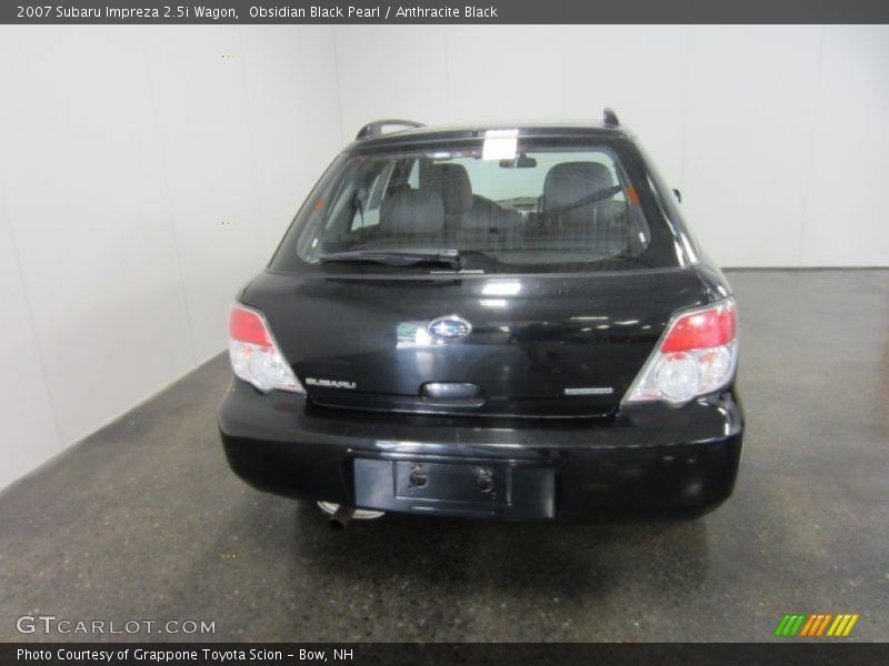 Obsidian Black Pearl / Anthracite Black 2007 Subaru Impreza 2.5i Wagon