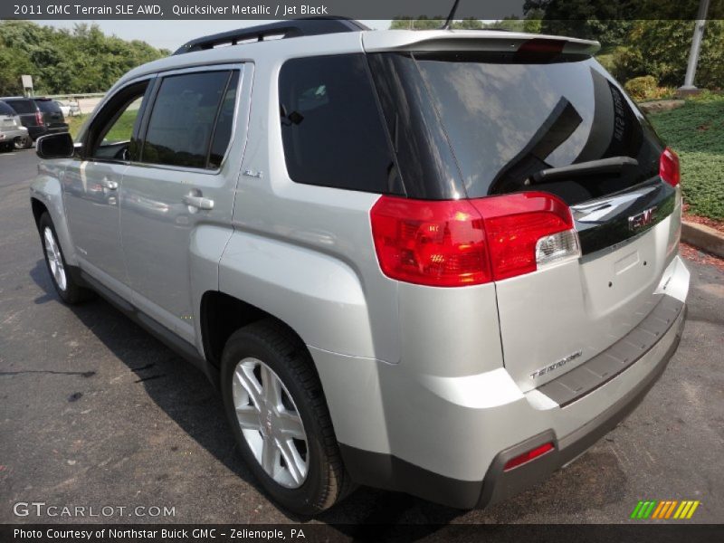 Quicksilver Metallic / Jet Black 2011 GMC Terrain SLE AWD