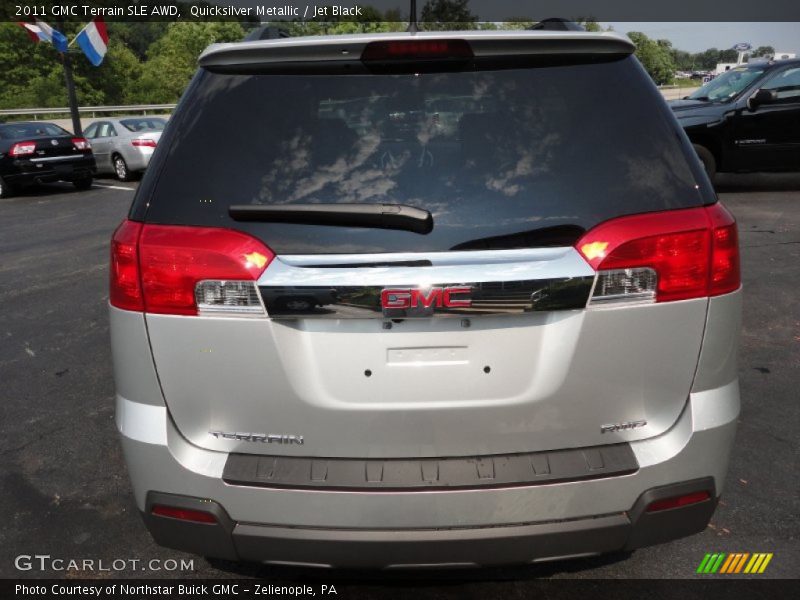 Quicksilver Metallic / Jet Black 2011 GMC Terrain SLE AWD