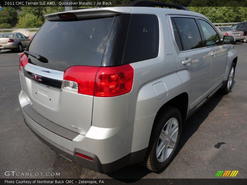 Quicksilver Metallic / Jet Black 2011 GMC Terrain SLE AWD