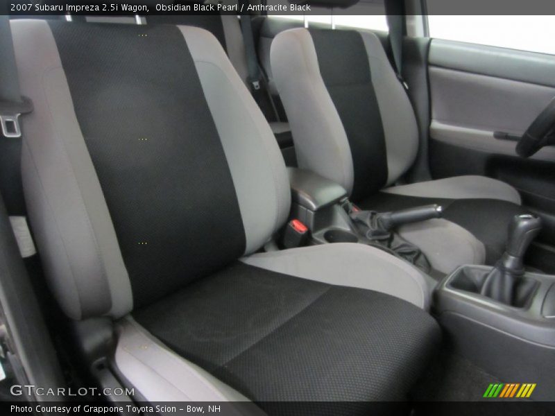 Obsidian Black Pearl / Anthracite Black 2007 Subaru Impreza 2.5i Wagon