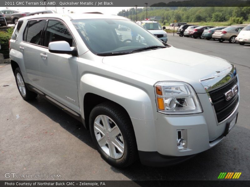 Quicksilver Metallic / Jet Black 2011 GMC Terrain SLE AWD
