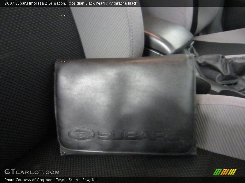 Obsidian Black Pearl / Anthracite Black 2007 Subaru Impreza 2.5i Wagon