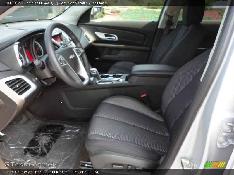 Quicksilver Metallic / Jet Black 2011 GMC Terrain SLE AWD
