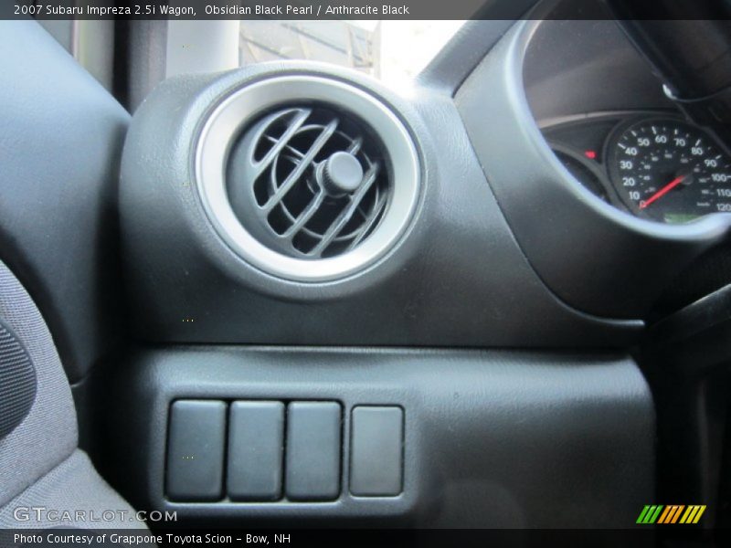 Obsidian Black Pearl / Anthracite Black 2007 Subaru Impreza 2.5i Wagon