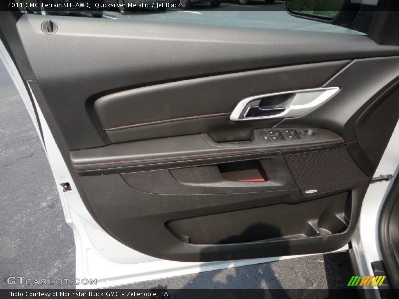 Quicksilver Metallic / Jet Black 2011 GMC Terrain SLE AWD
