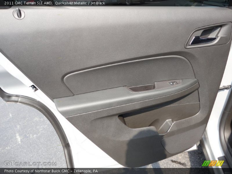 Quicksilver Metallic / Jet Black 2011 GMC Terrain SLE AWD