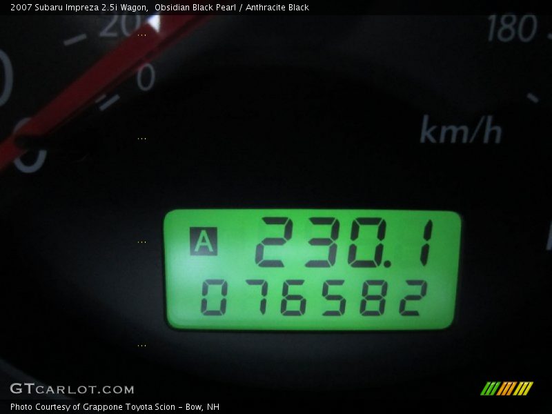 Obsidian Black Pearl / Anthracite Black 2007 Subaru Impreza 2.5i Wagon