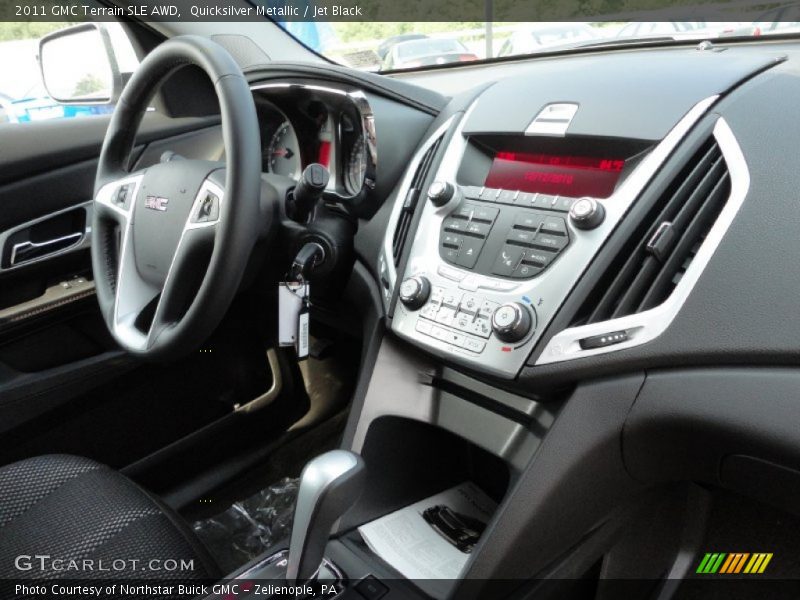 Quicksilver Metallic / Jet Black 2011 GMC Terrain SLE AWD