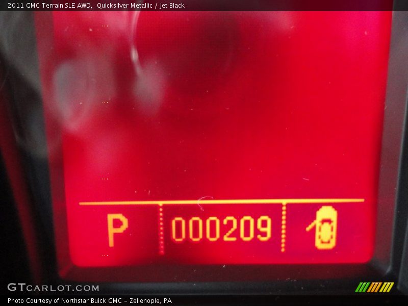 Quicksilver Metallic / Jet Black 2011 GMC Terrain SLE AWD