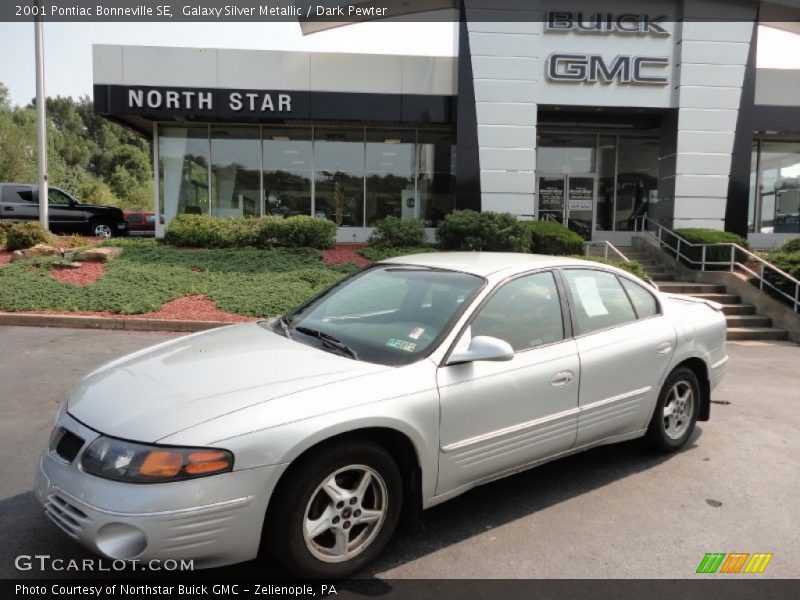 Galaxy Silver Metallic / Dark Pewter 2001 Pontiac Bonneville SE