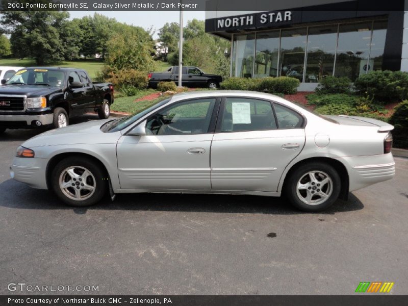 Galaxy Silver Metallic / Dark Pewter 2001 Pontiac Bonneville SE