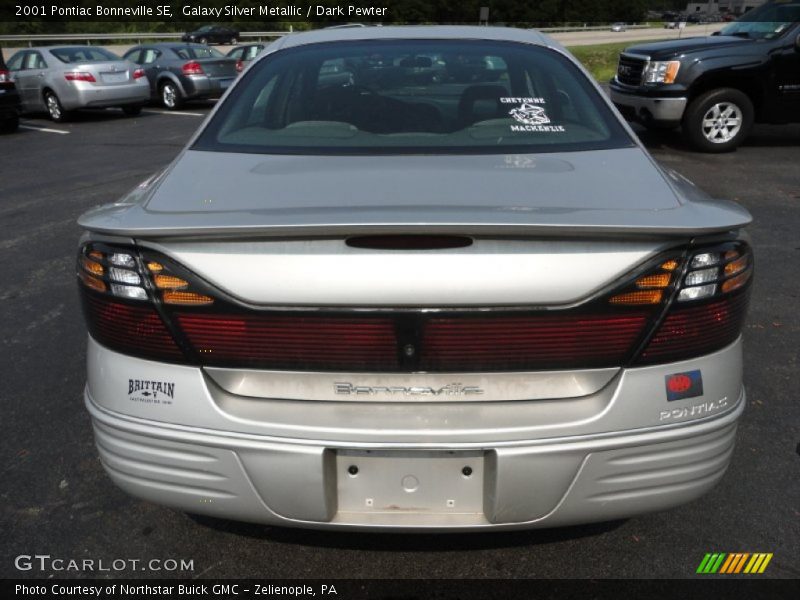 Galaxy Silver Metallic / Dark Pewter 2001 Pontiac Bonneville SE