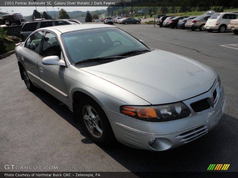 Galaxy Silver Metallic / Dark Pewter 2001 Pontiac Bonneville SE