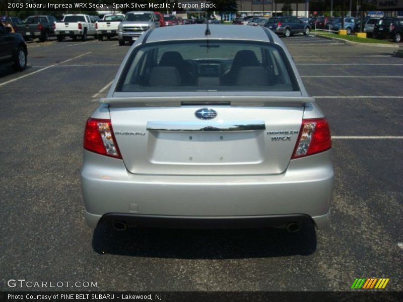 Spark Silver Metallic / Carbon Black 2009 Subaru Impreza WRX Sedan