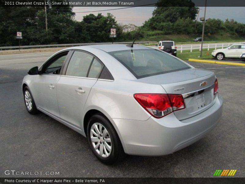 Silver Ice Metallic / Jet Black/Medium Titanium 2011 Chevrolet Cruze LS