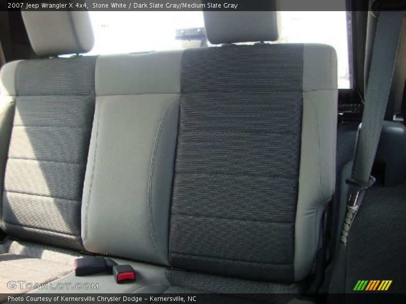 Stone White / Dark Slate Gray/Medium Slate Gray 2007 Jeep Wrangler X 4x4