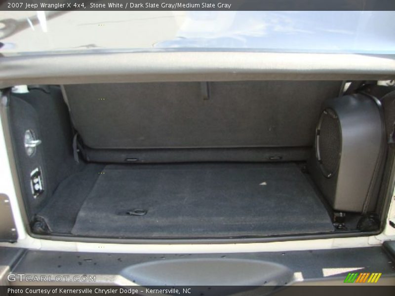 Stone White / Dark Slate Gray/Medium Slate Gray 2007 Jeep Wrangler X 4x4