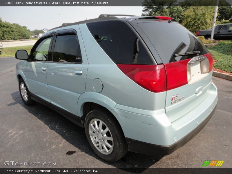 Blue Frost Metallic / Neutral 2006 Buick Rendezvous CX AWD