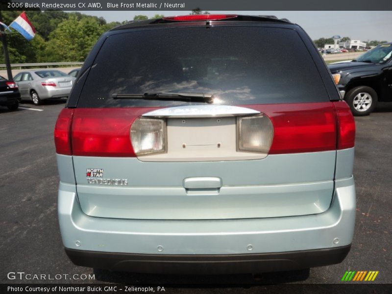 Blue Frost Metallic / Neutral 2006 Buick Rendezvous CX AWD