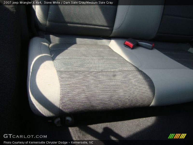 Stone White / Dark Slate Gray/Medium Slate Gray 2007 Jeep Wrangler X 4x4