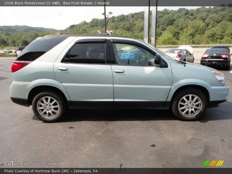 Blue Frost Metallic / Neutral 2006 Buick Rendezvous CX AWD