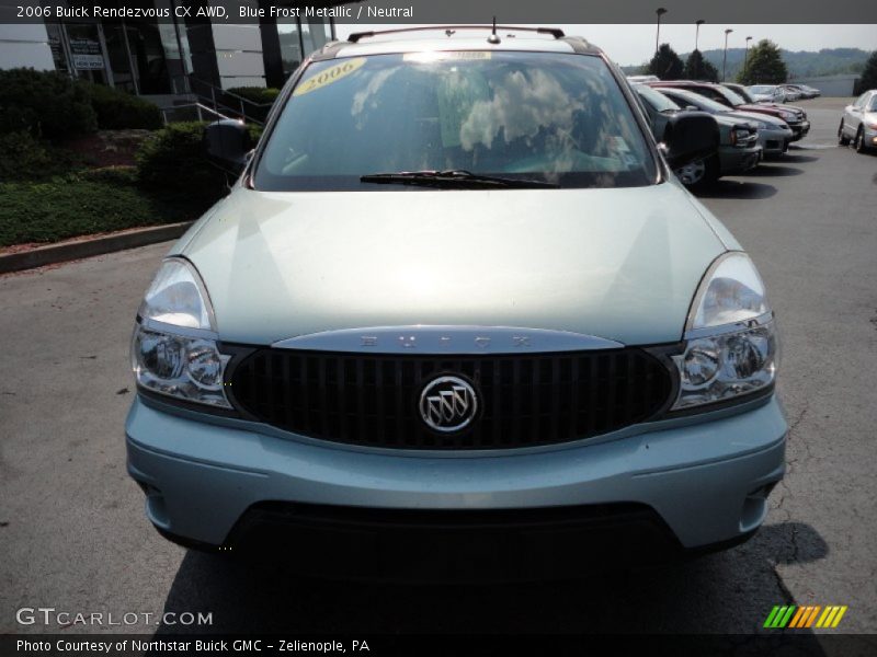 Blue Frost Metallic / Neutral 2006 Buick Rendezvous CX AWD